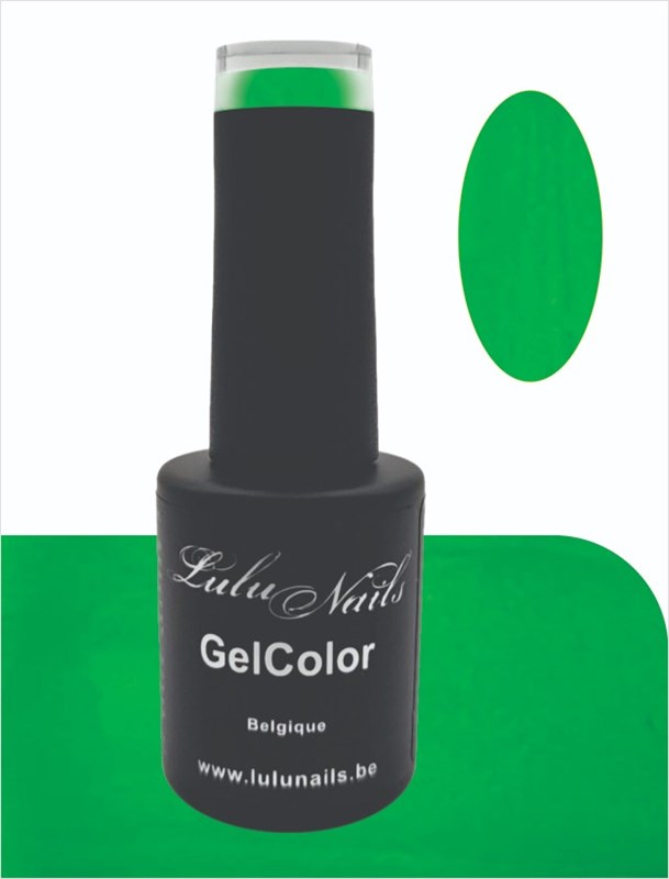 Semipermanente nagellak GelColor Intense Levendig Groen 211 - LuluNails