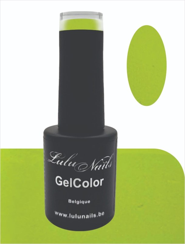 Semipermanente nagellak GelColor Radiant Lime Green 216 - LuluNails