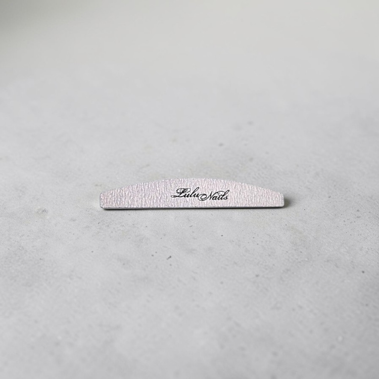 Half Moon Nail File 100/100 LuluNails Zebra Design | Lime Professionnelle Gel & Acrylique