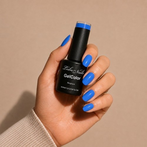 Vernis Semi Permanent Bleu Royal 10ml UV LED – Gel Color Sans HEMA ni TPO LuluNails 210