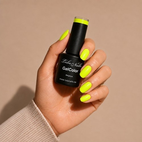Semi-Permanent Varnish Lime Green Radiant 10ml UV/LED - GelColor HEMA and TPO free - LuluNails 216