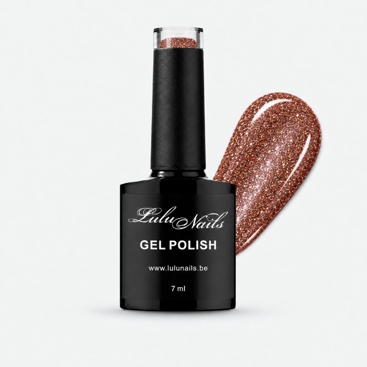 Gel Polish Bronze Prestige Glitter UV/LED- Semi-Permanente nagellak LuluNails