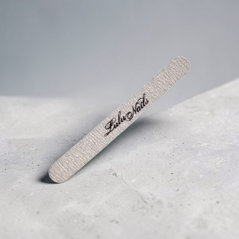 Lime Droite Zebra SLIM 100/180 LuluNails – Lime de Précision Ultra Fine Professionnelle