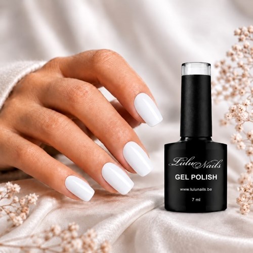 Intense White Gel Polish - Semi-Permanente UV/LED Ultra Gepigmenteerde Nagellak LuluNails