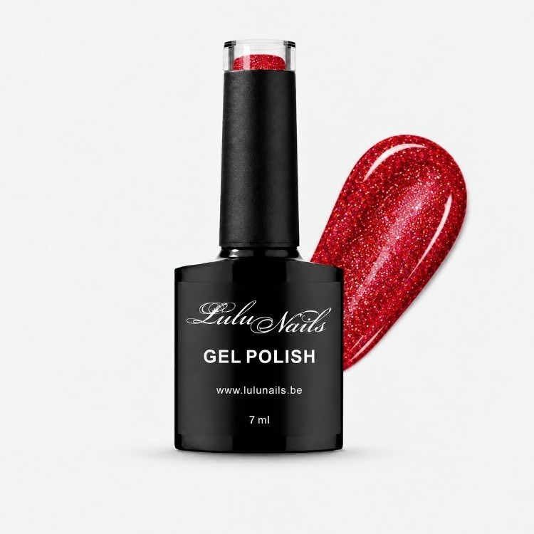 Gel Polish Rouge Prestige Glitter UV/LED - Semi-Permanente nagellak LuluNails