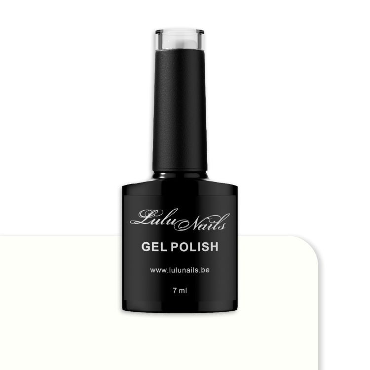 Gel Polish Blanc Intense  – Vernis Semi Permanent UV/LED  Couleur Ultra Pigmentée LuluNails