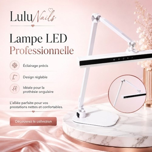 18 W LED-tafellamp met volledig spectrum – CRI 95, verblindingsvrij | LuluNails België
