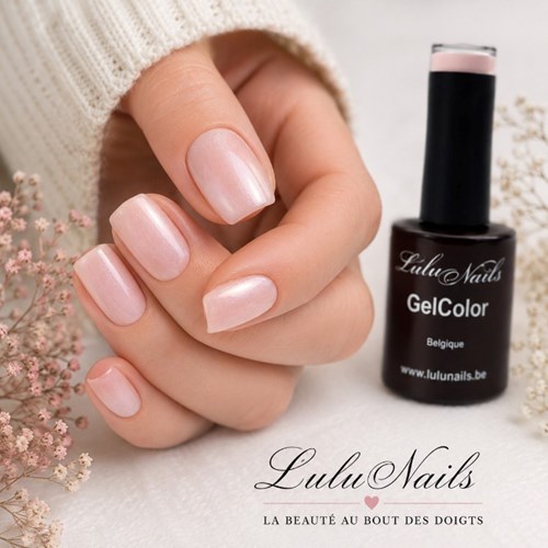 Semi Permanent Nail Polish Ballet Light Pink 10ml UV LED - Gel Color HEMA and TPO free LuluNails 268