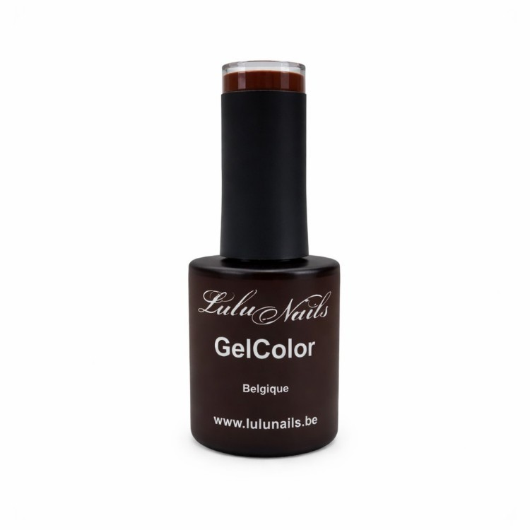 Semi-Permanent Nail Polish Braun Dark 10ml UV LED - Gel Color HEMA and TPO free LuluNails (Ref 198)