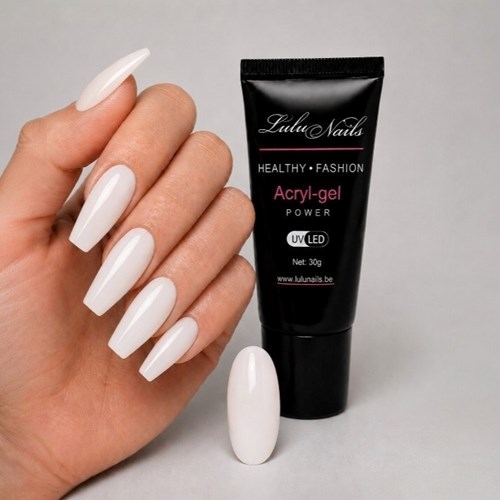 AcrylGel Polygel Wit Melkachtig UV/LED LuluNails