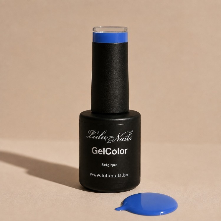 Semi permanente nagellak Royal Blue 10ml UV LED - Gel Kleur HEMA en TPO vrij LuluNails 210