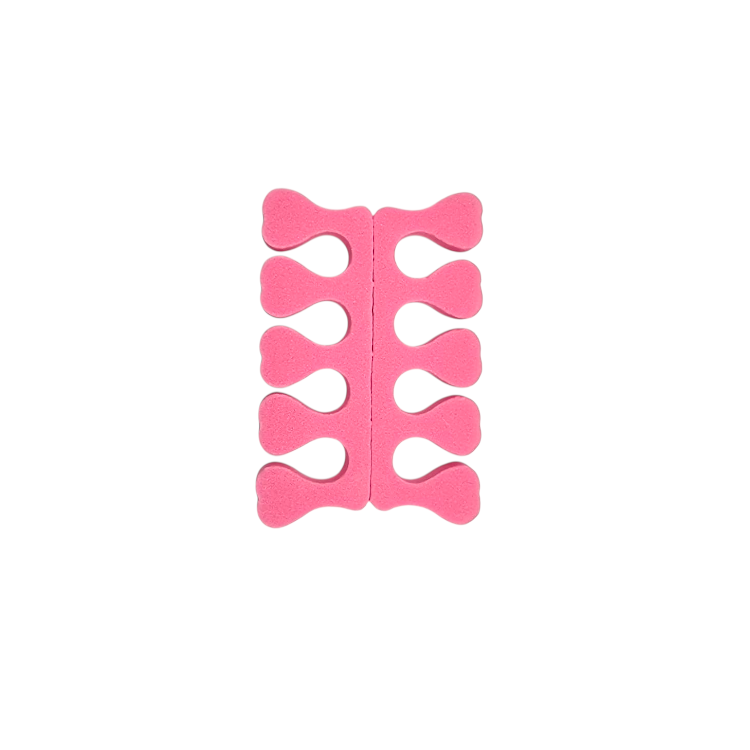 Roze Pedicure Teen Separator LuluNails | Voet Nagel Spreider
