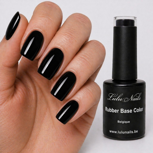 LuluNails Intense Black UV/LED Coloured Rubber Base