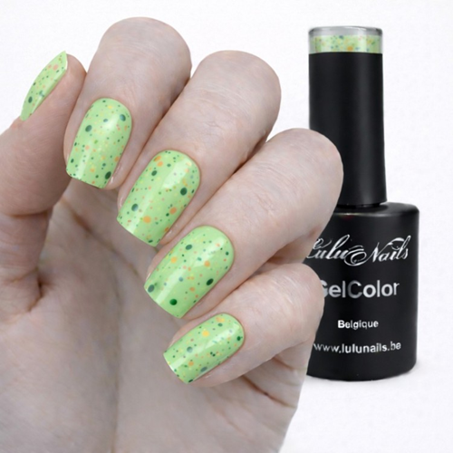 Semi-Permanent Polish Ice Cream Pistachio 10ml UV/LED - GelColor HEMA and TPO free - LuluNails 261