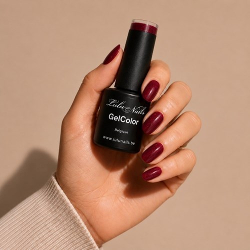 Semi-Permanent Polish Dark Ruby 10ml UV/LED - GelColor HEMA and TPO free - LuluNails 221