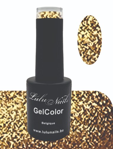 Vernis Semi-Permanent GelColor Or Scintillant 218 – LuluNails