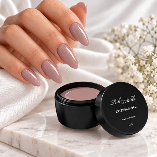 Nude Caramel Builder Gel 15g – UV/LED Nail Extensions | LuluNails Professional Builder Gel 04