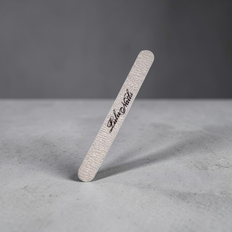 Lime Droite Zebra SLIM 100/180 LuluNails – Lime de Précision Ultra Fine Professionnelle