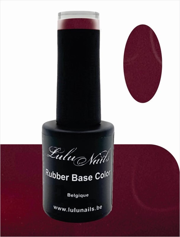 Rubber basiskleur bordeaux bruin 7