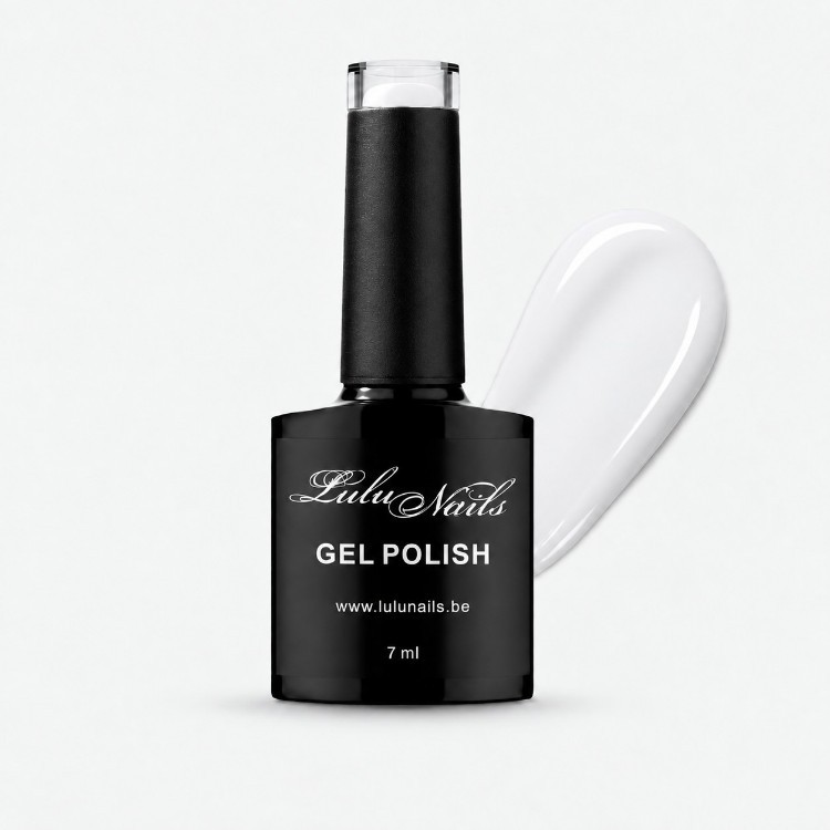 Intense White Gel Polish - Semi-Permanente UV/LED Ultra Gepigmenteerde Nagellak LuluNails