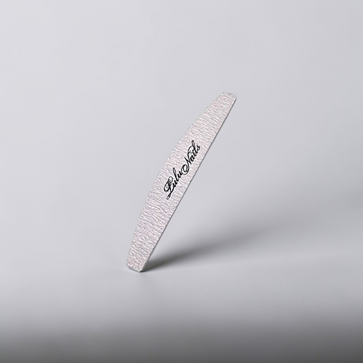 Half Moon Nail File 100/100 LuluNails Zebra Design | Lime Professionnelle Gel & Acrylique