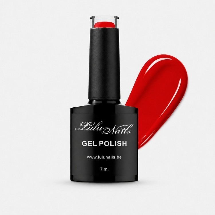 Gel Polish Diva Rouge 7ml UV/LED – Vernis Semi-Permanent Rouge Sans HEMA ni TPO | LuluNails