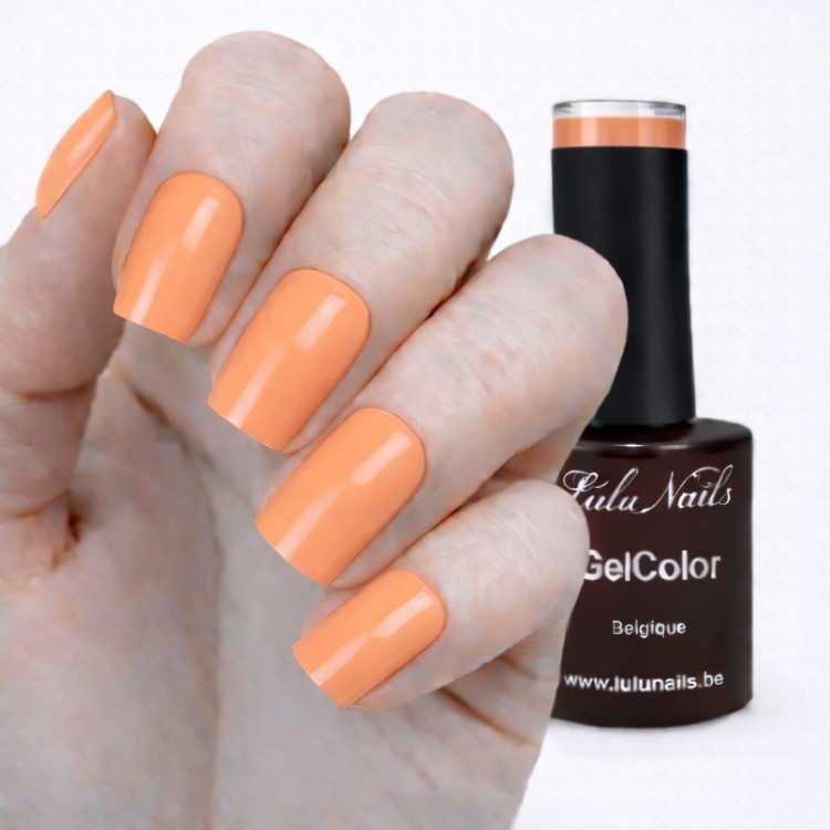 Semipermanente nagellak Citrus Cocktail 10ml UV LED - Gel Kleur HEMA en TPO Vrij LuluNails 225