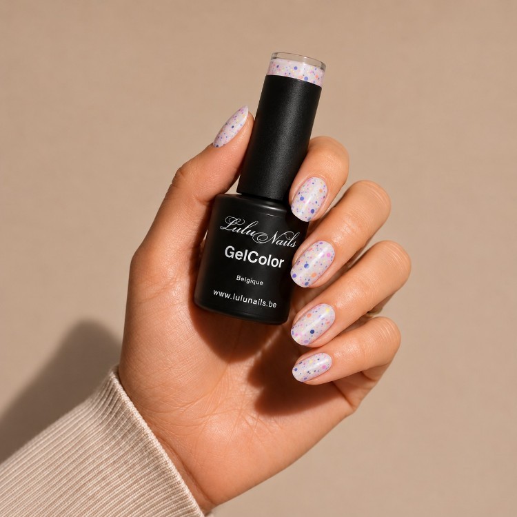 Vernis Semi-Permanent Ice Cream Magie Licorne 10ml UV/LED – GelColor Sans HEMA ni TPO  LuluNails 255