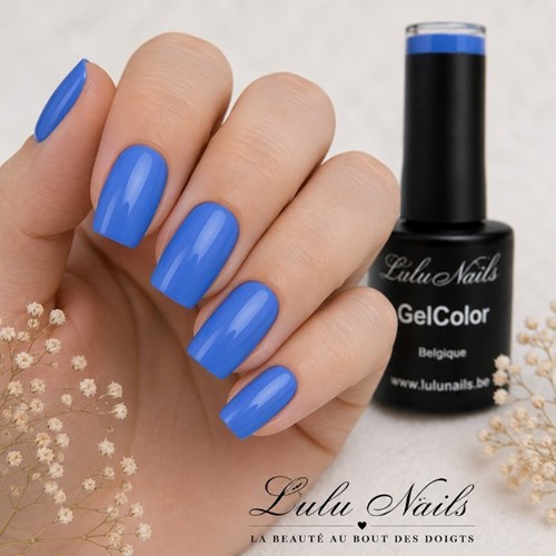 Semi Permanent Nail Polish Royal Blue 10ml UV LED - Gel Color HEMA and TPO free LuluNails 210