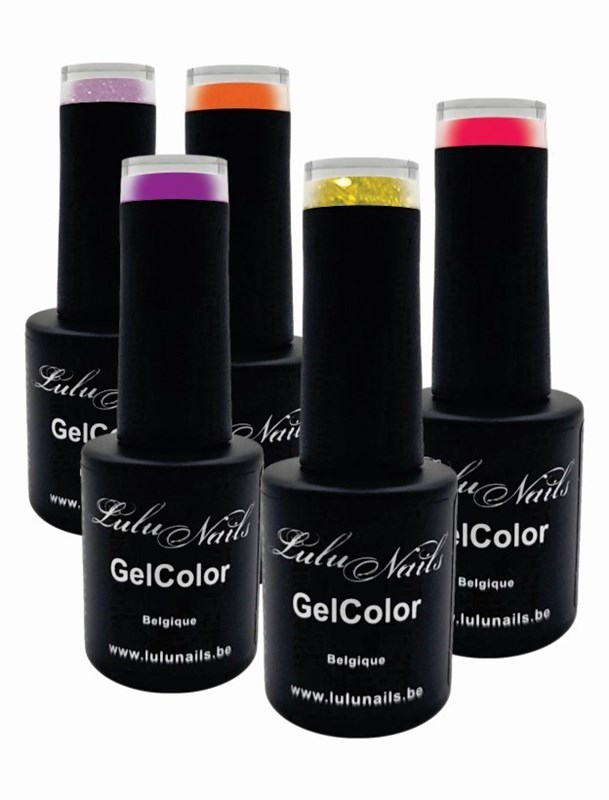 💅 LuluNails – Coffret 5 Vernis Semi-Permanents Gel UV/LED 10ml – Sans HEMA ni TPO