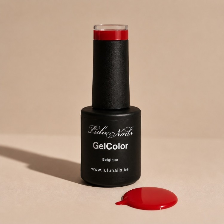 Semi-Permanente nagellak Ferrari Rood 10ml UV/LED - GelColor HEMA en TPO vrij - LuluNails 266
