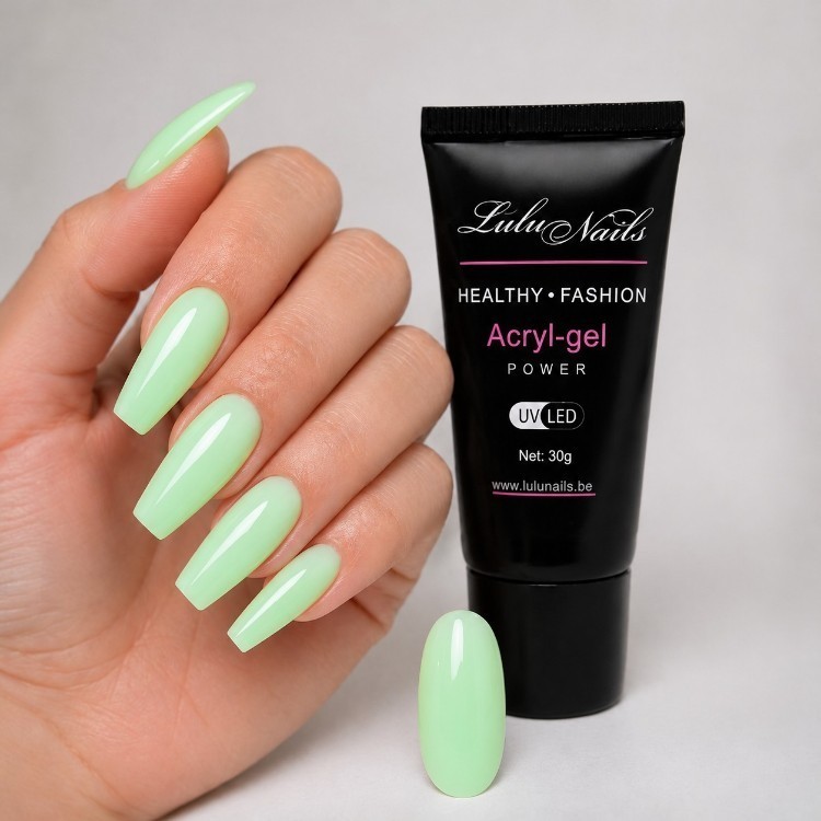 Polygel Vert Fluo Néon UV/LED – Acrygel Construction Ongles Professionnel | LuluNails