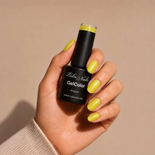 Vernis Semi Permanent Jaune Mimosa 10ml UV LED – Gel Color Sans HEMA ni TPO LuluNails 284