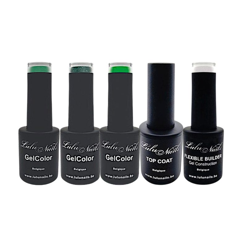 Elegance Groene GelKleuring Set - LuluNails
