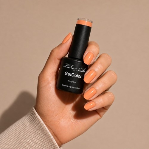 Semi-Permanent Nail Polish Nectar d'Abricot 10ml UV LED - Gel Color HEMA and TPO free LuluNails 264