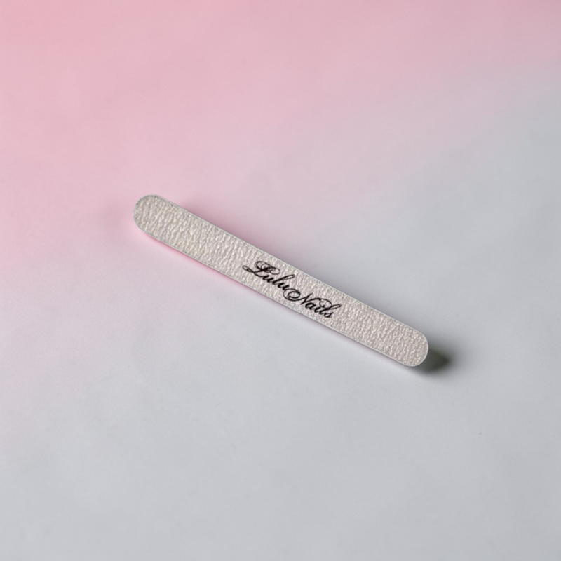 Lime Droite Zebra SLIM 100/180 LuluNails – Lime de Précision Ultra Fine Professionnelle