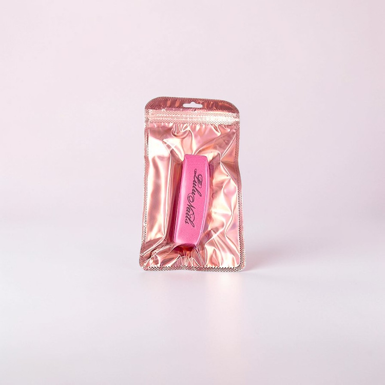 Mini Pink Nail Buffer 180/180 LuluNails | Buffer Manicure Professionnel