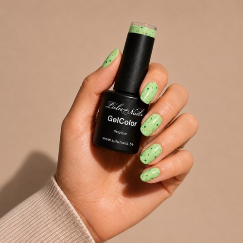 Vernis Semi-Permanent Ice Cream Pistache 10ml UV/LED – GelColor Sans HEMA ni TPO – LuluNails 261