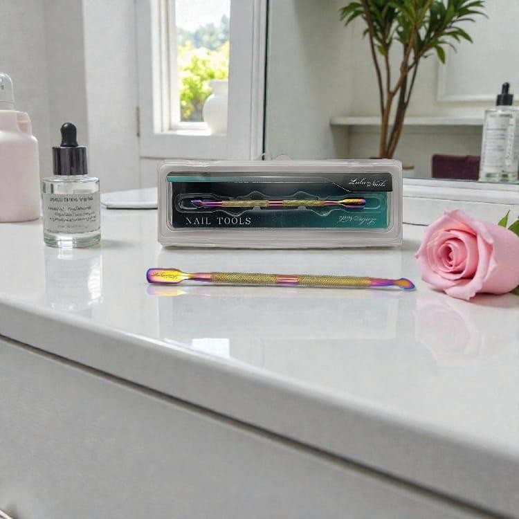 Nagelriemduwer Dubbel Uiteinde - Roestvrij Staal | Lulu Nails