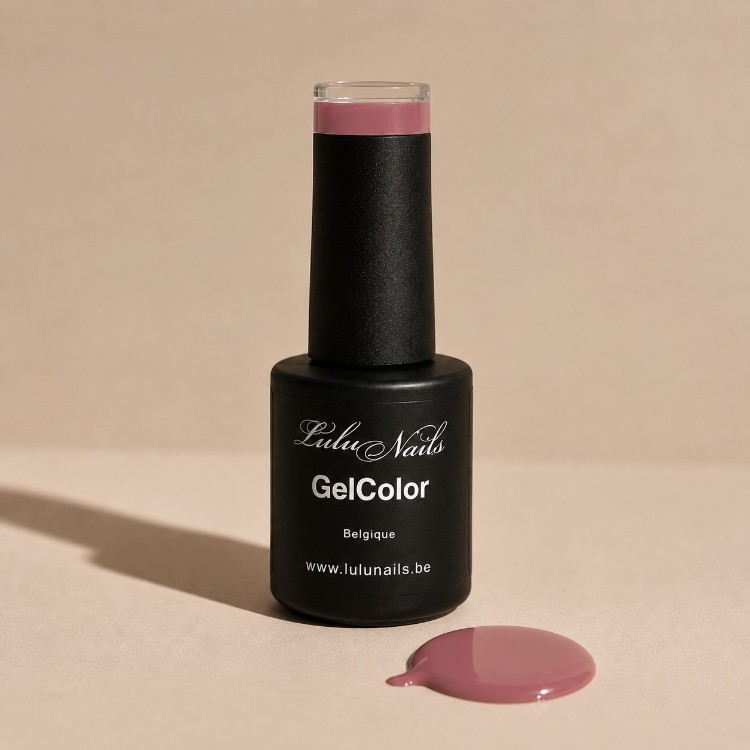 Vernis Semi-Permanent Nude Rose Velours 10ml UV/LED – GelColor Sans HEMA ni TPO – LuluNails 204
