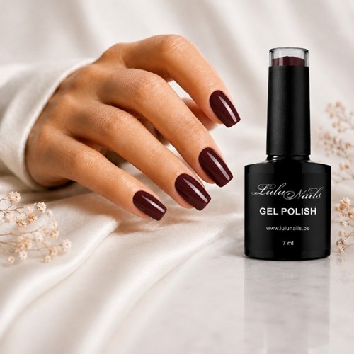 Gel Polish  Brun Bordeaux UV/LED - Vernis Semi-Permanent  LuluNails