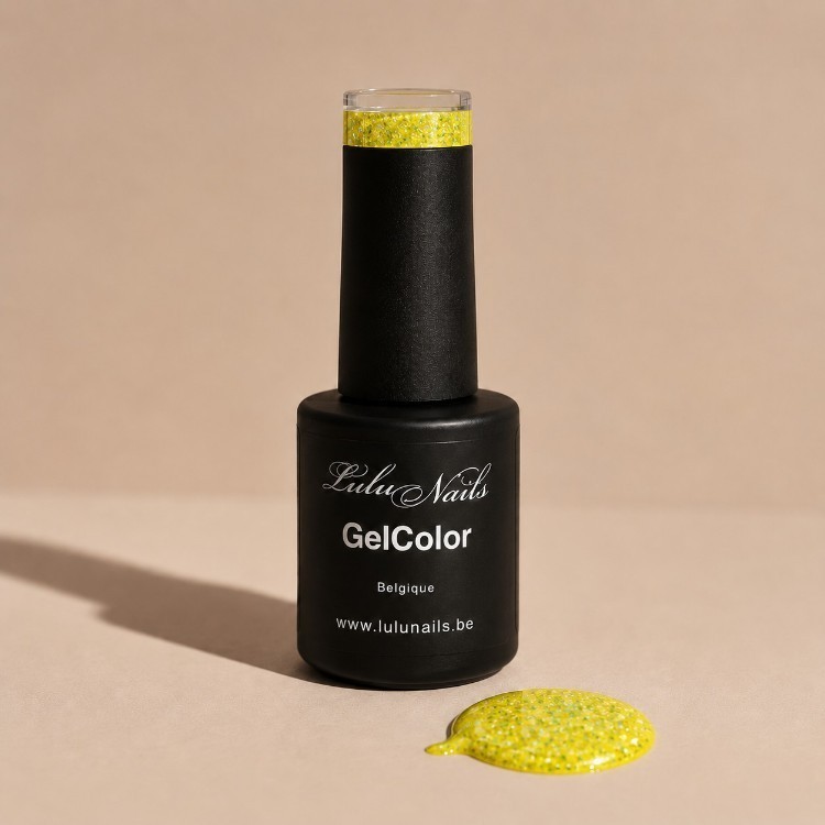 Vernis Semi Permanent Jaune Mimosa 10ml UV LED – Gel Color Sans HEMA ni TPO LuluNails 284