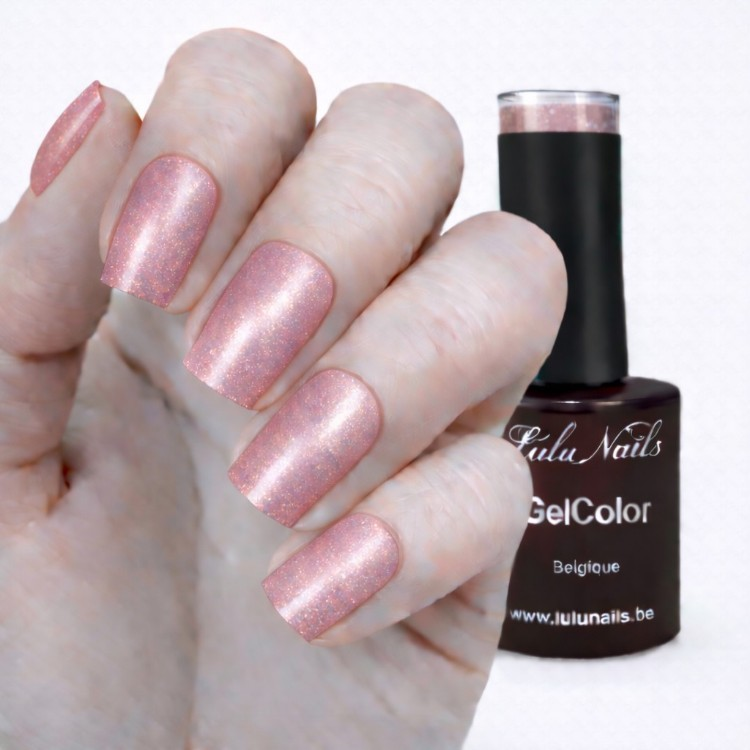 Cat Eye Magnetic Pink Semi-Permanent Nail Polish 10ml UV LED - Gel Color HEMA and TPO Free LuluNa...