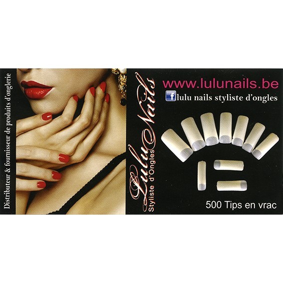 Capsules Naturelle x500 Vrac Professionnelles | Tips Ongles LuluNails