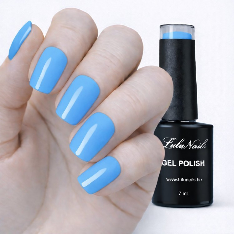 Gel Polish Bleu Ciel Pur  UV/LED - Vernis Semi-Permanent LuluNails