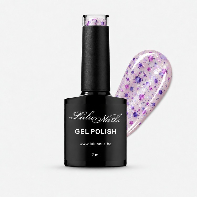Gel Polish Orchidée Glitter Chic UV/LED - Vernis Semi-Permanent LuluNails