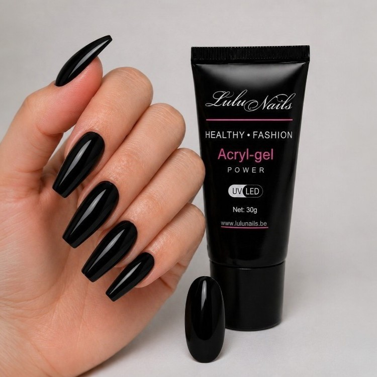 AcrylGel Polygel Intense Black UV/LED LuluNails