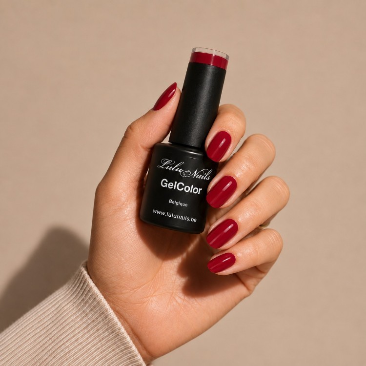 Vernis Semi-Permanent Bordeaux Élégant 10ml UV/LED – Sans HEMA ni TPO | LuluNails 282