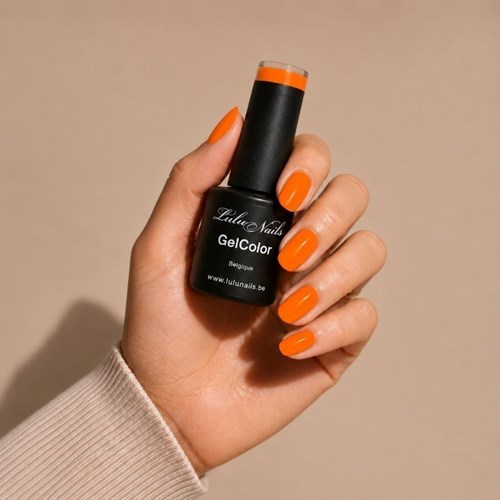 Vernis Semi-Permanent Neon Tokyo Orange 10ml UV/LED – GelColor Sans HEMA ni TPO – LuluNails 248