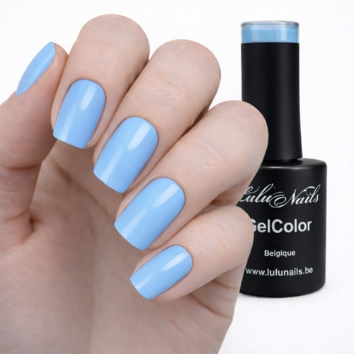 Oceaan Blauwe Semi-Permanente Polish 10ml UV/LED - GelColor HEMA en TPO vrij - LuluNails Ref (217)